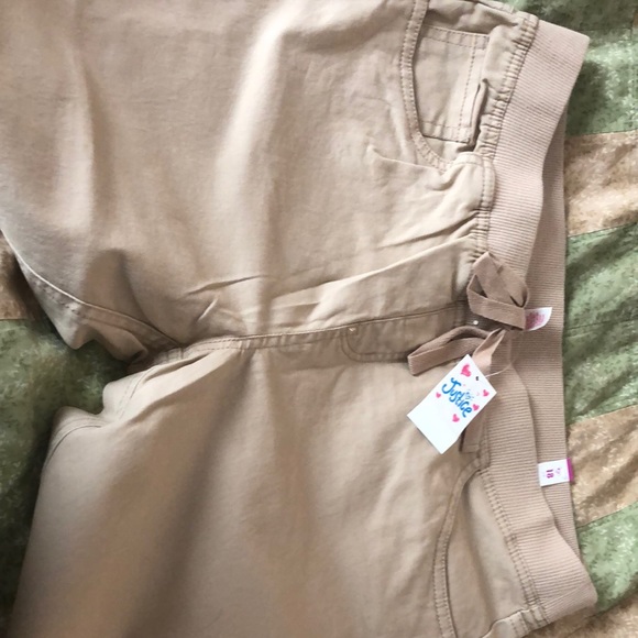 Khaki girls 18 1/2 Justice skinny jeans - Picture 1 of 5